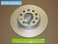 Диск гальмивний SKODA OCTAVIA 08-, SUPERB 08-; VW CADDY 2010-; SEAT LEON 05- задн. (вир-во ABS) 18117 UA60