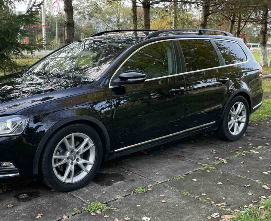 Накладки на арки (4 шт, чорні, ABS) для Volkswagen Passat B7 2012-2015рр.