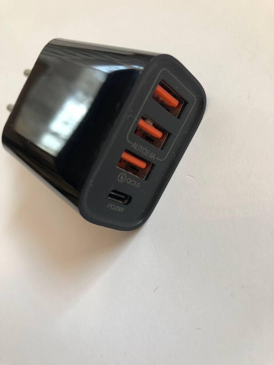 Мережевий зарядний ранок Baseus Compact Quick Charger 3,0, фото 1