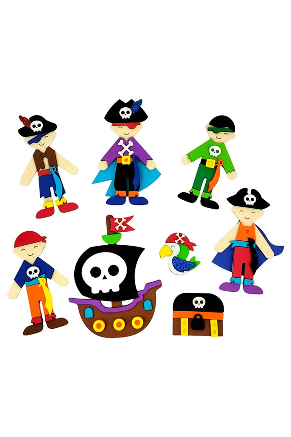 Набір 3D аплікація "Пірати" колір різнокольоровий ЦБ-00235524