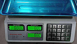 Ваги торговельні магазинні Б/У Kitchen Tech KT-218 55 кг.