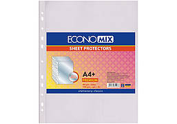 Файл А4+ 40 мкм, 100 шт. Economix глянець