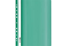 Швидкозшивач А4 з перф. Economix, глянець зелений