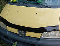 Дефлектор капота (мухобійка) (2002-2006, EuroCap) для авто. Peugeot Boxer 1994-2006 років.