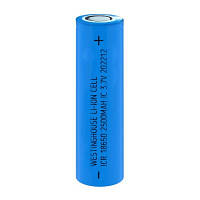 Аккумулятор литий-ионный (3,7V, 2500mAh) Westinghouse ICR 18650-2500mAh, 1С