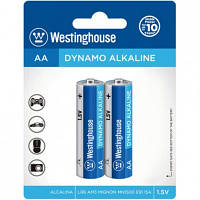 Щелочная батарейка Dynamo Alkaline AA/LR6 2шт/уп blister Westinghouse LR6-BP2