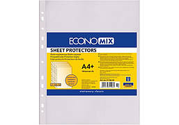 Файл А4+ 30 мкм, 100 шт. Economix помаранч