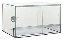 Великий скляний тераріум для рептилій, павуків, равликів 100*40*50 см, 200 л (6 мм)