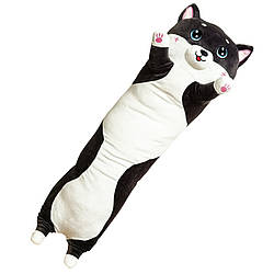 М'яка іграшка "Кіт батон" Bambi K15307 сірий 65 см, World-of-Toys