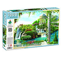 Пазл классический "Вид с балкона на летние водопады" Энергия Плюс 84870, 1000 элементов, Time Toys