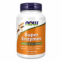 Энзимы (пищеварительные ферменты) Now Foods Super Enzymes 90 caps
