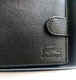 Чоловічий подарунковий набір Lacoste ремінь і гаманець чорний, фото 7