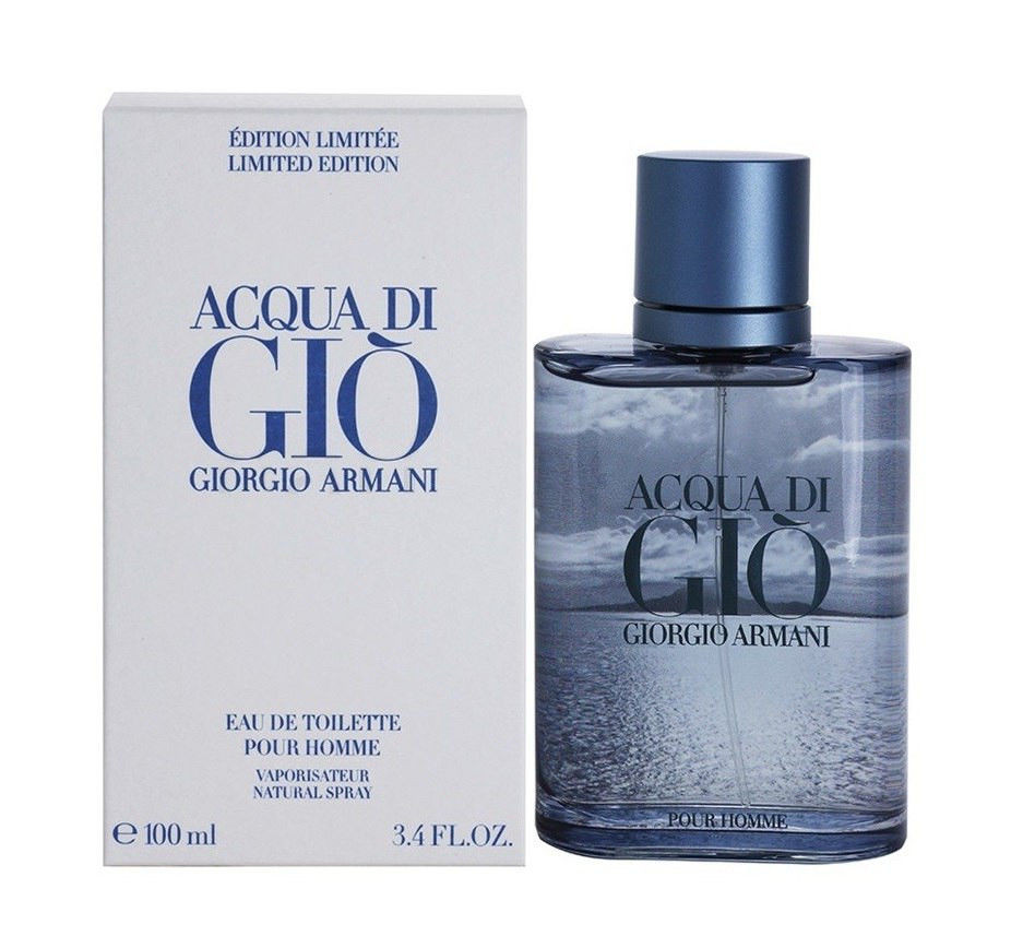 Туалетна вода Giorgio Armani Acqua di Gio Pour Homme Blue Edition (Джорджіо Армані Аква Ді Джіо Блю Эдишен)