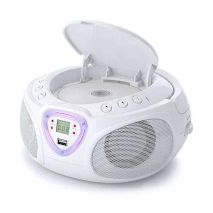 Бумбокс з квітопухом Auna Roadie Boombox CD USB MP3 радіо AM/FM Bluetooth 2.1, Німеччина, фото 1