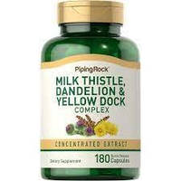 Milk Thistle, Dandelion & Yellow Dock Piping Rock, 180 капсул