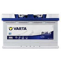 Аккумулятор автомобильный VARTA Blue Dynamic EFB (N80) 80Ah 800A R+ (L4)