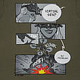 M-Tac футболка Comics Drone Girl Dark Olive M, фото 7