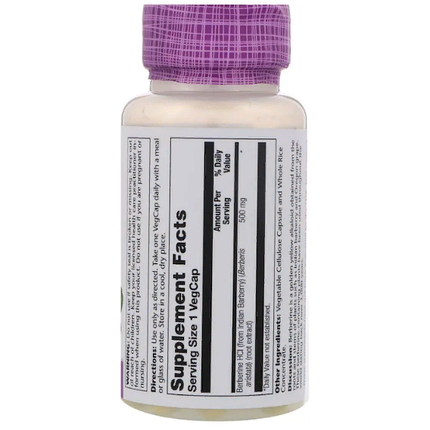 Solaray Berberine 500 mg 60 veg Caps, фото 2