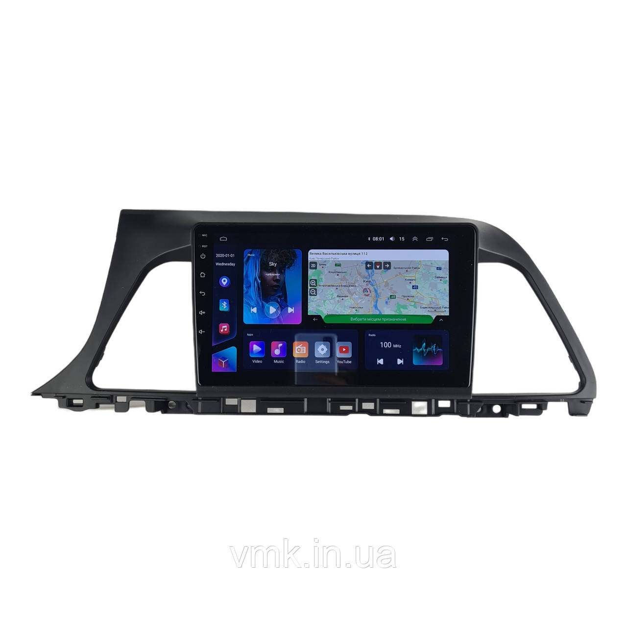 Штатна Магнітола Hyundai Sonata LF 2014-2017 4/64 8 ядер XYAuto 4G DSP CarPlay на Android