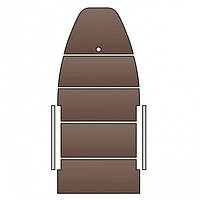 Жесткий фанерный пол Колибри со стрингерами КМ-450DSL (комплект: настил, стрингера, сумка), цвет коричневый