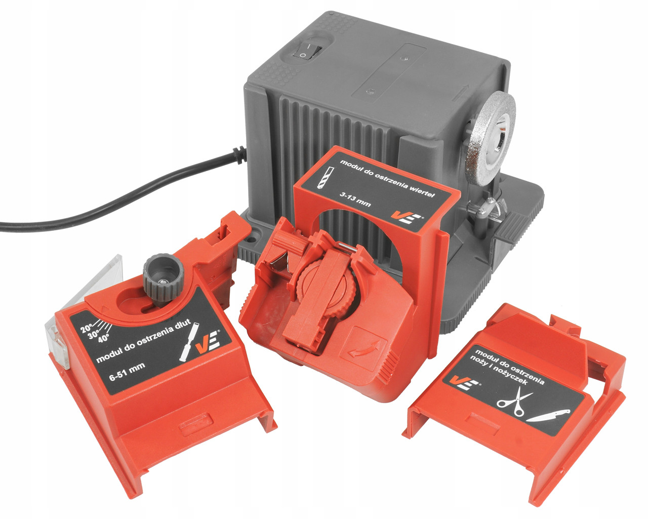 Верстат для заточування свердел VERKE V90087 65Вт точильний верстат для свердел, фото 1