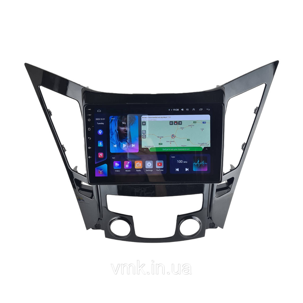Андроїд Магнітола Hyundai Sonata 2011-2015 4core Base Android 13, Platform JAC