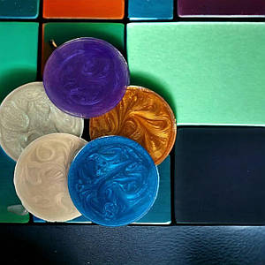 Перламутрові пігменти для епоксидної смоли 5 шт фасування по 10г (2) (є 30 кольорів)