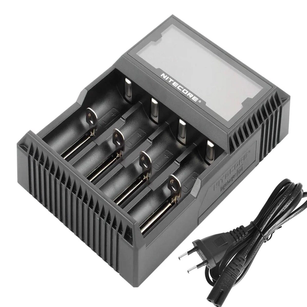 Універсальний зарядний пристрій для акумуляторів Nitecore D4 на 4 слоти