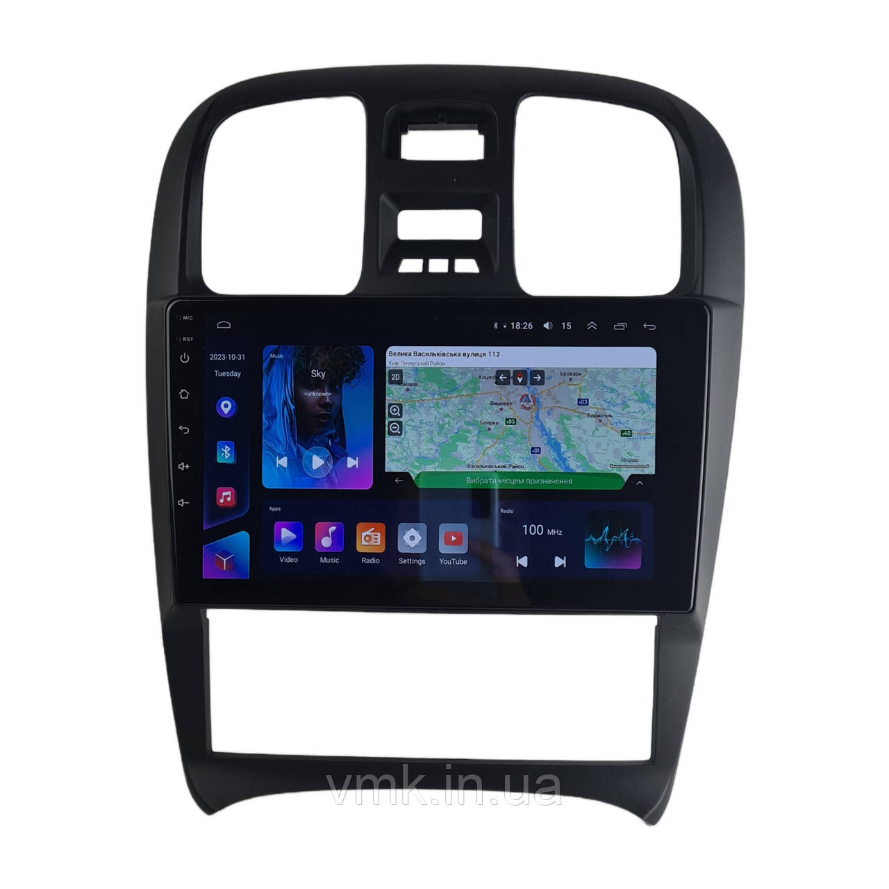 Андроїд Магнітола Hyundai Sonata 2004-2012 4core Base Android 13, Platform JAC