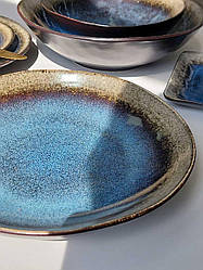 Набір 6 керамічних супових тарілок Оксамит 23 см