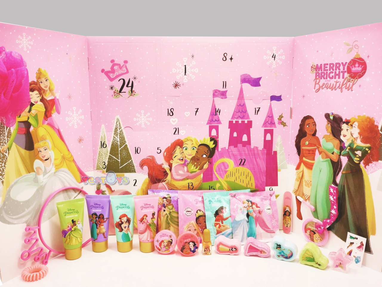 Disney Princess Адвент календарь с детской косметикой SPA для принцесс - фото 5 - id-p2016012721