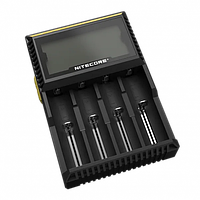 Зарядное устройство для аккумуляторов Nitecore D4 на 4 порта