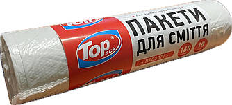 Пакет для сміття Toppack 160л 10шт білі офісні