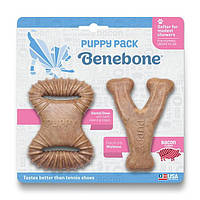 Игрушка для собак Benebone Puppy Dental Dog Chew Toy, 2-Pack, Bacon, Tiny