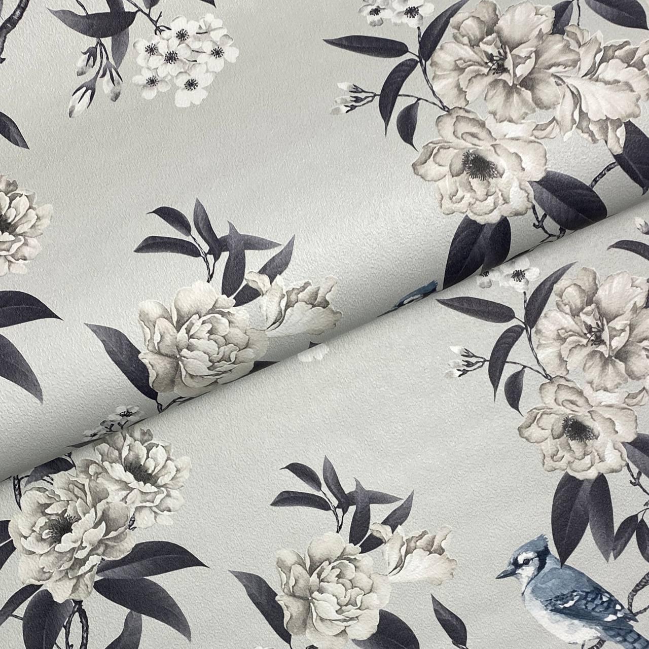 Шпалери на паперовій основі Шарм Блум Сірі 0,53 х 10,05м (170-02), фото 1