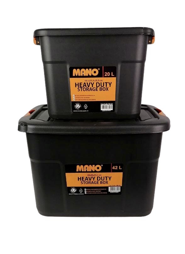 Набір ящиків з кришкою 20л+42л NB-2042 Mano