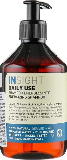 Шампунь енергетичний для щоденного застосування для волосся Insight Energizing Shampoo 400 мл