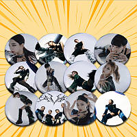 Набір Значків 56 мм Aespa 12 штук 06