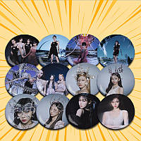 Набір Значків 56 мм Aespa 12 штук 07