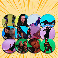 Набір Значків 56 мм Aespa 12 штук 08