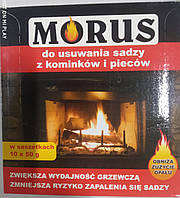 Порошок для видалення кіптяви і сажі з камінів та печей BROS Morus 50 гр. Польща