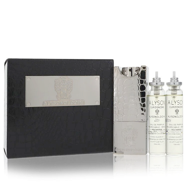 Набір Alyson Oldoini Cuir D'encens для чоловіків — edp 3×20 ml, фото 1