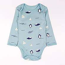 Бодік з довгим рукавом для хлопчика George, 9-12м (74-80см)