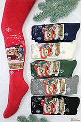ОПТОМ Колготки "Merry Christmas Santa Bear" (98-104 / 3-4 роки) Pier Lone 8681788587345