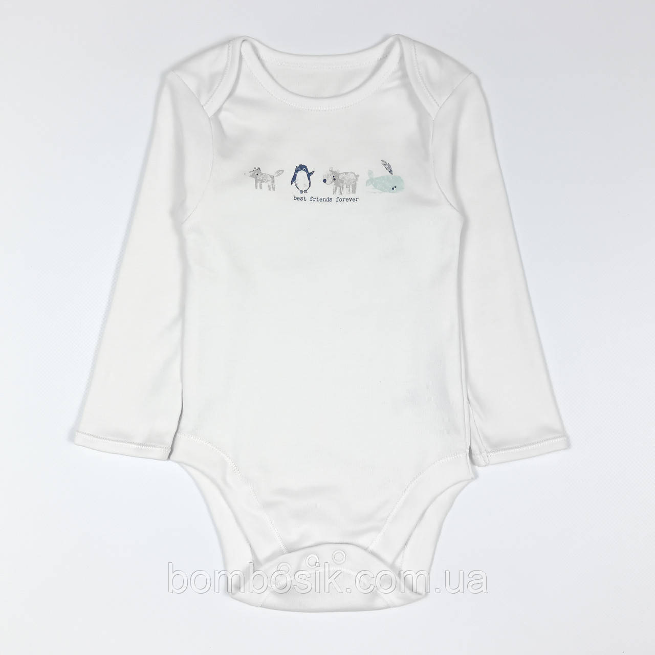 Бодік з довгим рукавом для хлопчика George, 12-18м (80-86см), фото 1