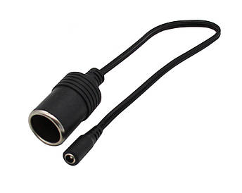 Кабель-перехідник 5.5х2.1 на прикурювач (тип "мама") 12v/24v