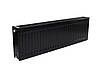 Сталевий чорний панельний радіатор WarrmWell тип 22 висота 300, бок., фото 2