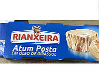 Тунец в подсолнечном масле Rianxeira Atun Posta em Oleo de Girassol упаковка 3*80 г Испания