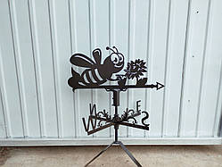 Флюгер Бджола, флюгер на дах з металу 2 мм.