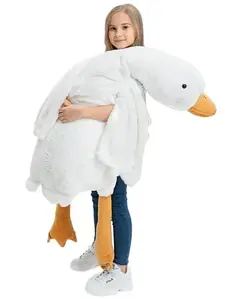 М'яка іграшка Гусь обіймуся великий (довжина 100см) K19804